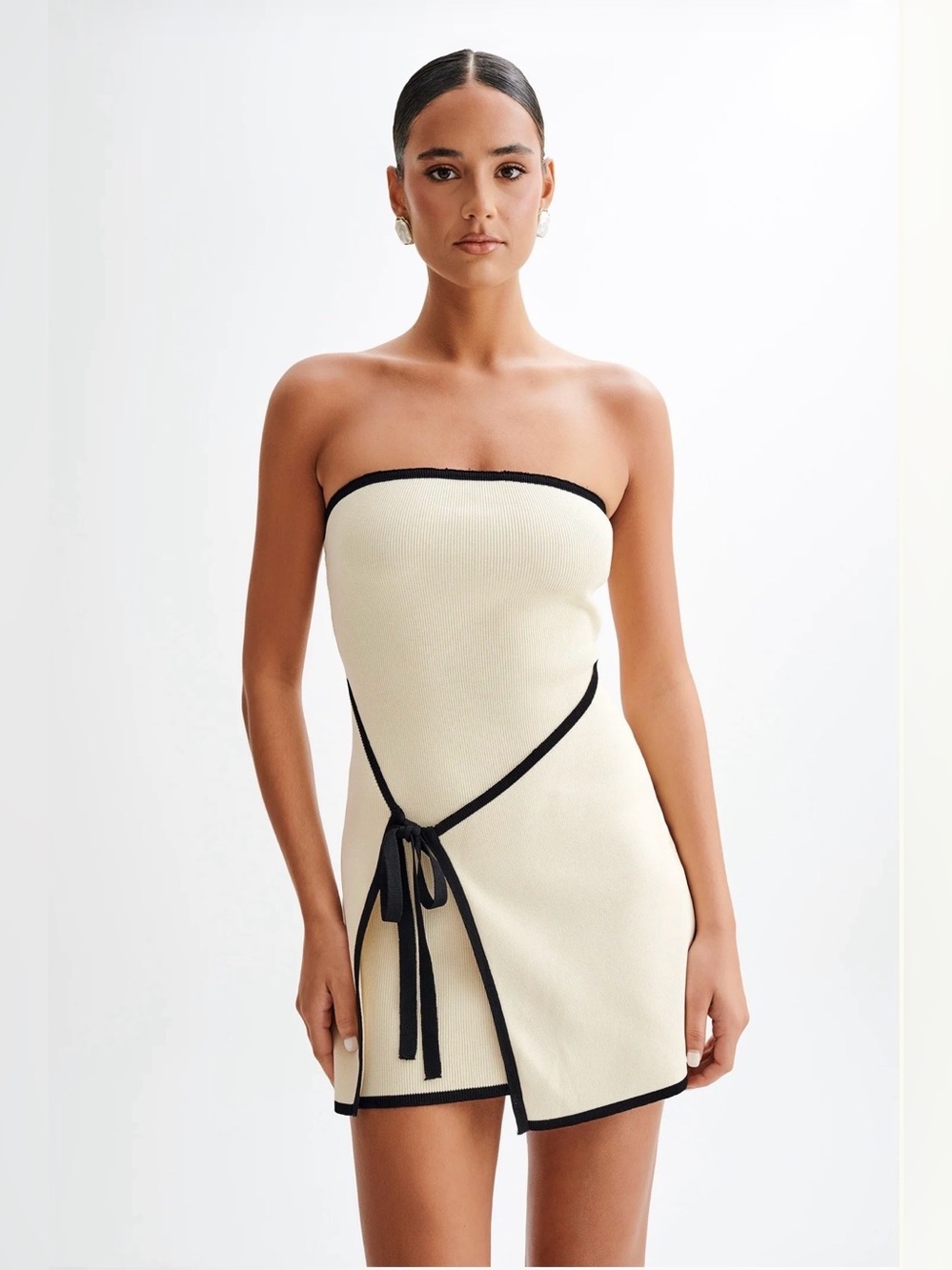 Meshki Rian Strapless Dress (black)